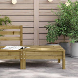 Garden Footstool Impregnated Wood Pine