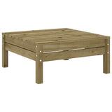 Garden Footstool Impregnated Wood Pine
