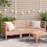 Garden Sofa 3-Seater Solid Wood Douglas