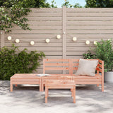 Garden Sofa 3-Seater Solid Wood Douglas