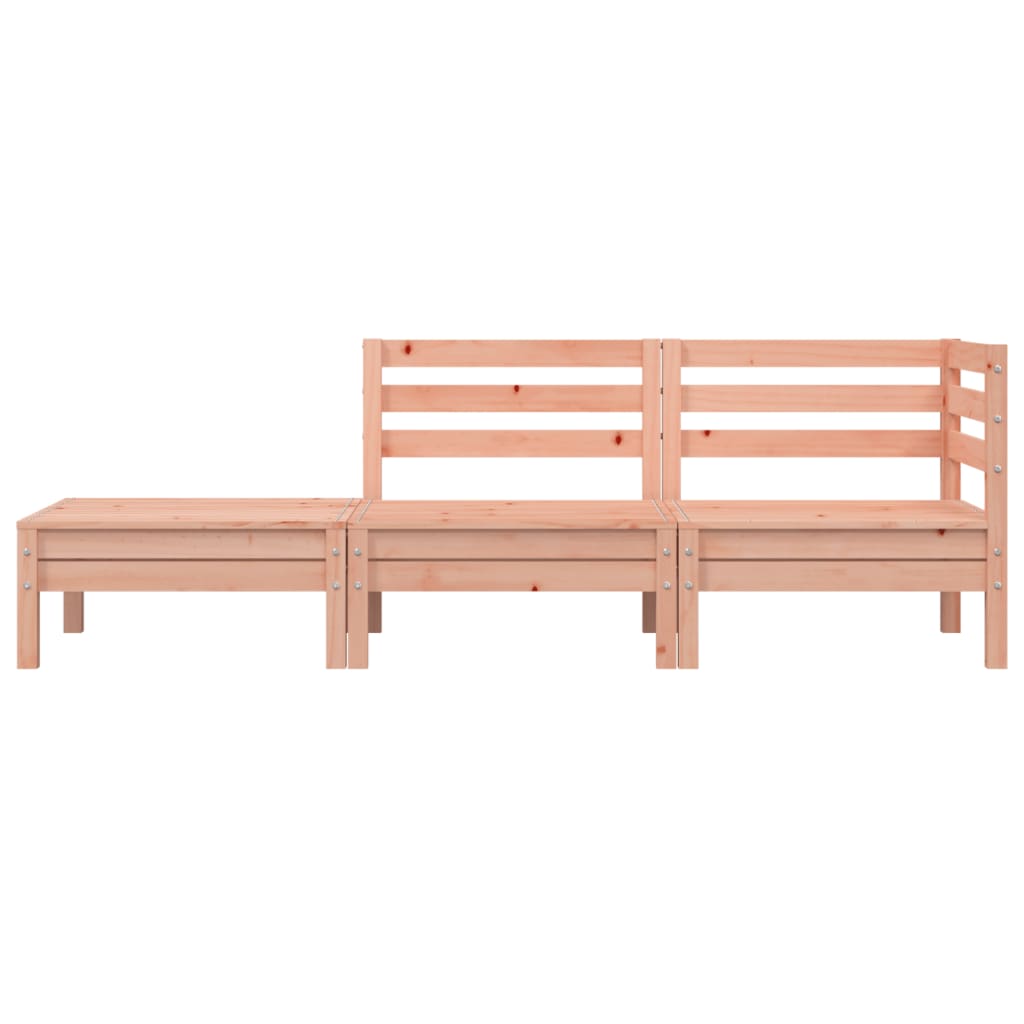 Garden Sofa 3-Seater Solid Wood Douglas