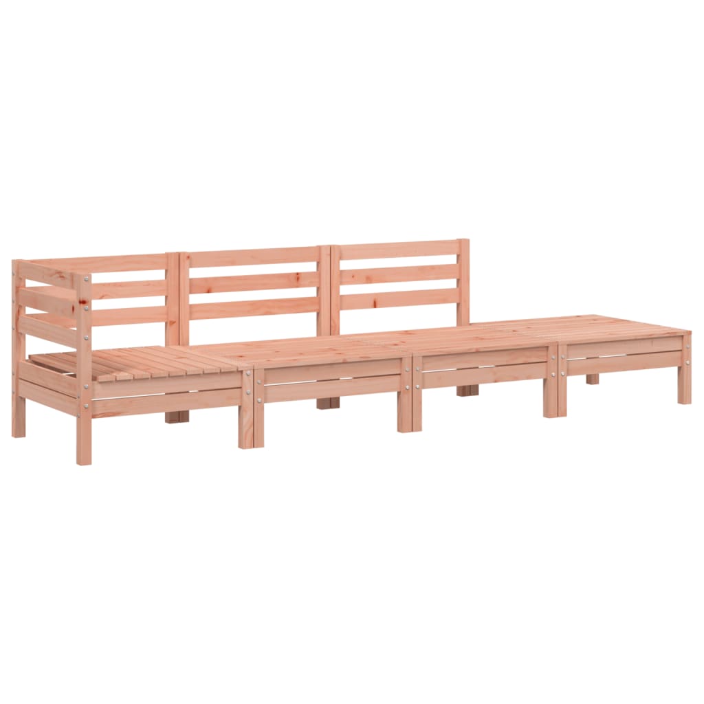 Garden Sofa 4-Seater Solid Wood Douglas