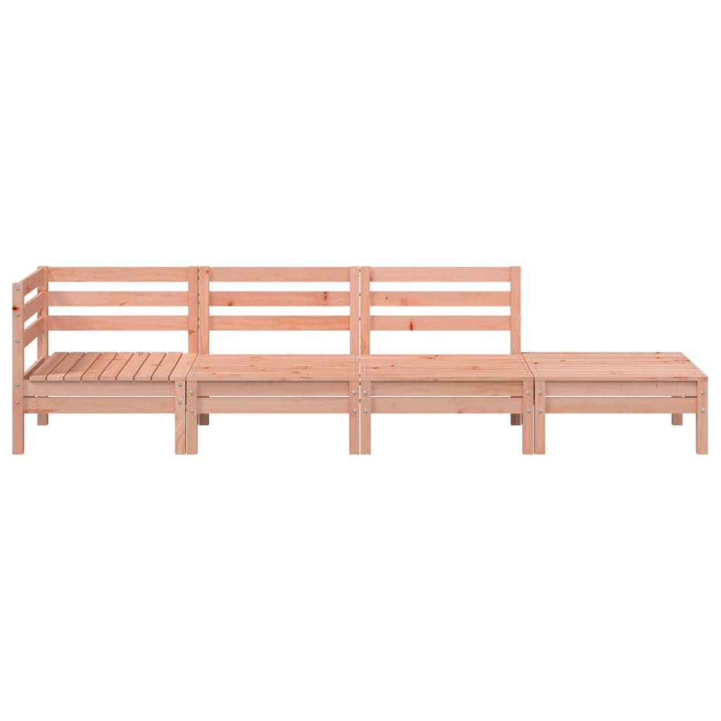 Garden Sofa 4-Seater Solid Wood Douglas