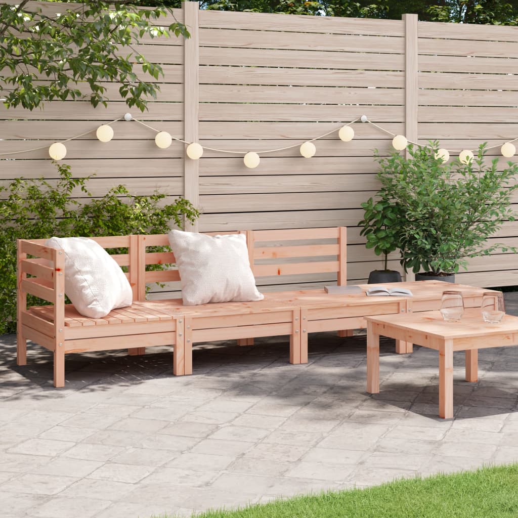 Garden Sofa 4-Seater Solid Wood Douglas