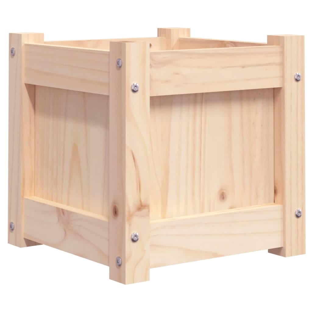 Garden Planters 2 pcs Solid Wood Pine