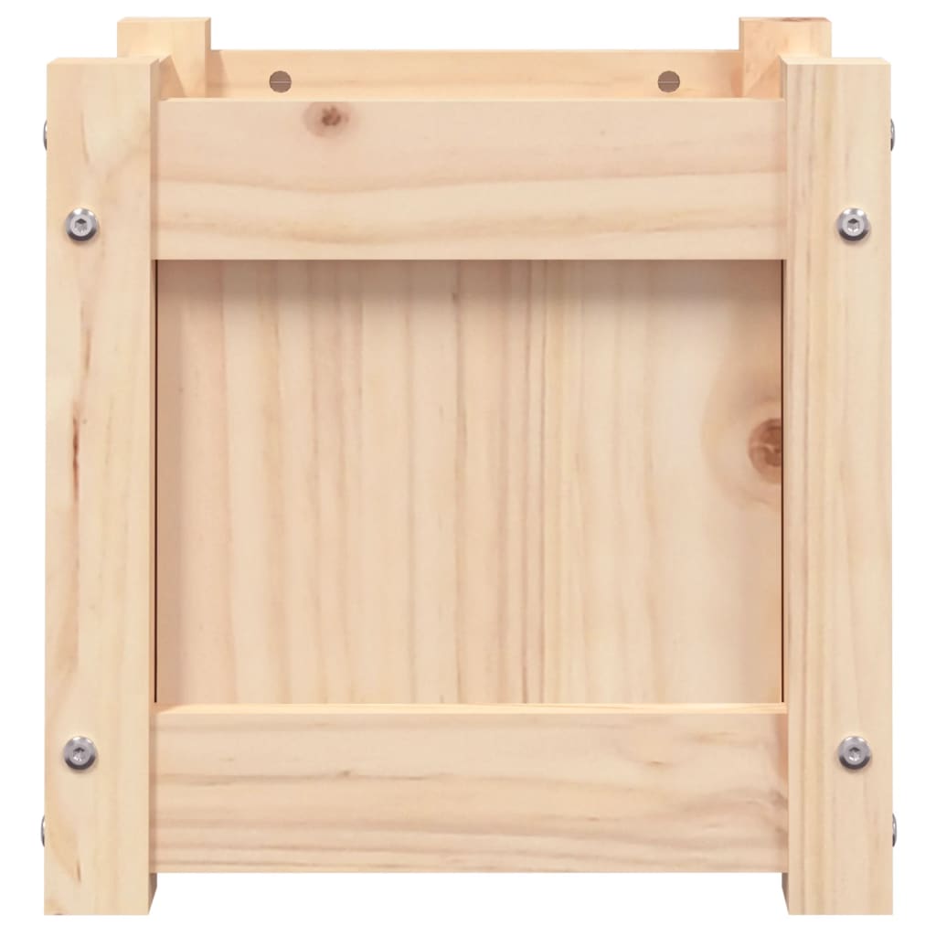 Garden Planters 2 pcs Solid Wood Pine
