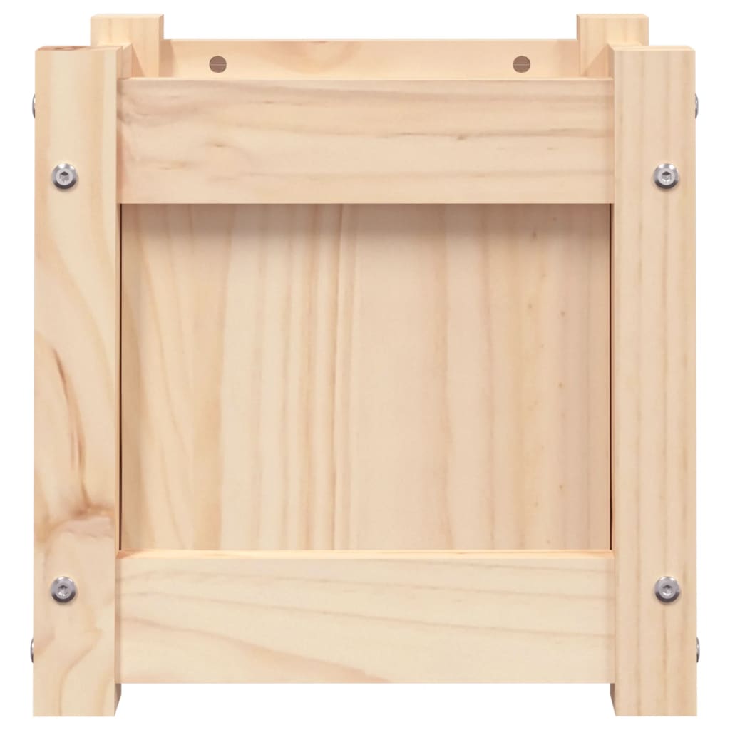 Garden Planters 2 pcs Solid Wood Pine