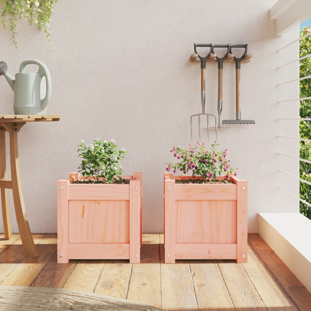 Garden Planters 2 pcs Solid Wood Douglas