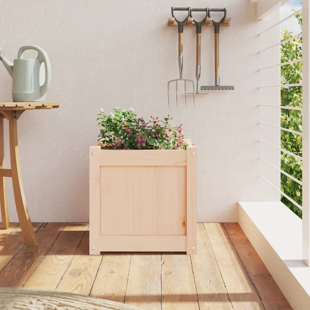 Garden Planter 40x40x40 cm Solid Wood Pine