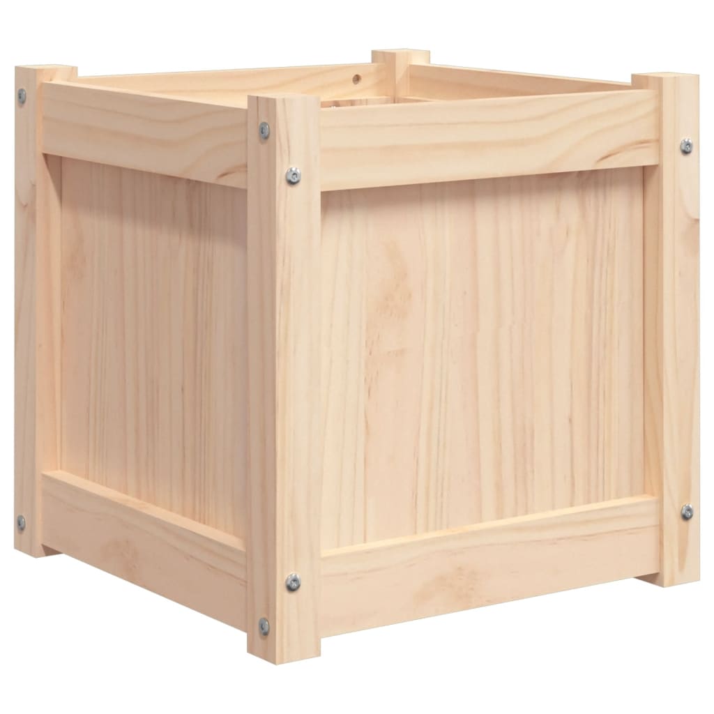 Garden Planter 40x40x40 cm Solid Wood Pine