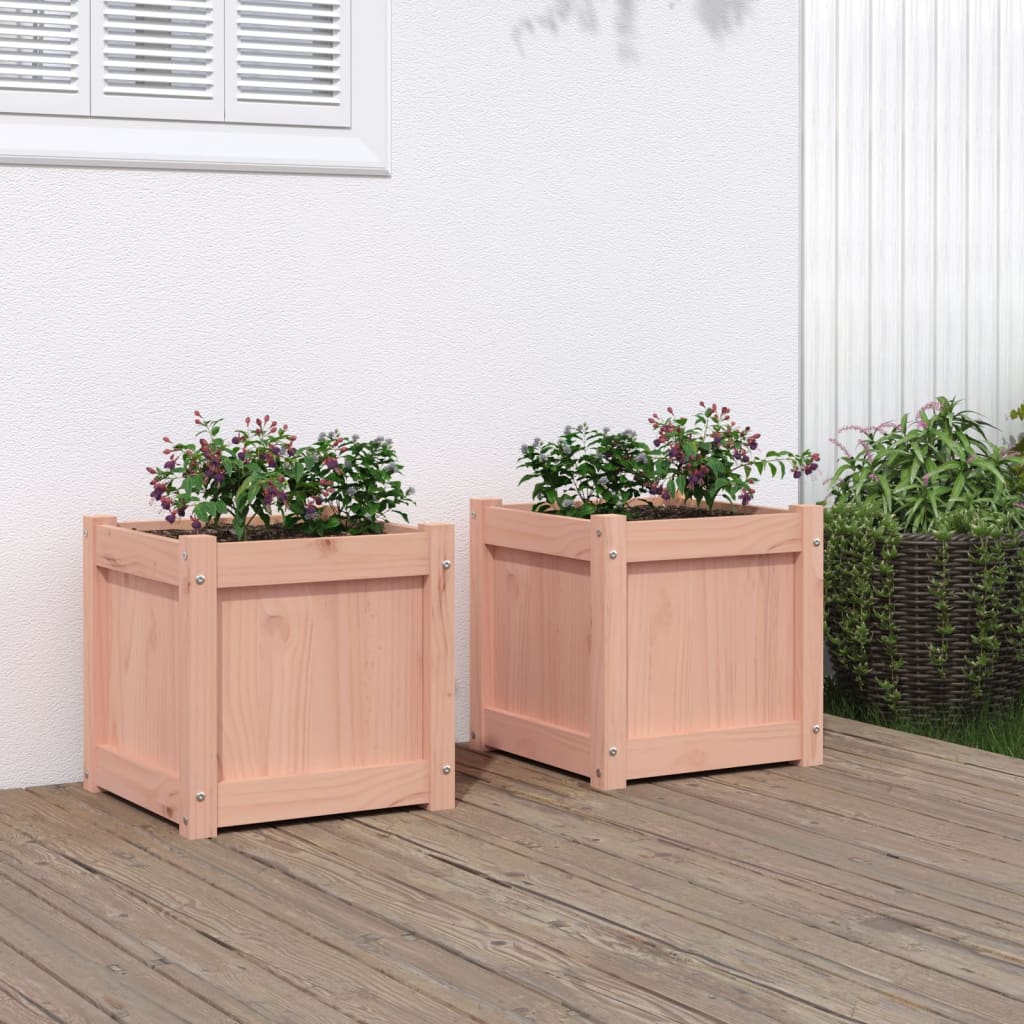 Garden Planters 2 pcs Solid Wood Douglas