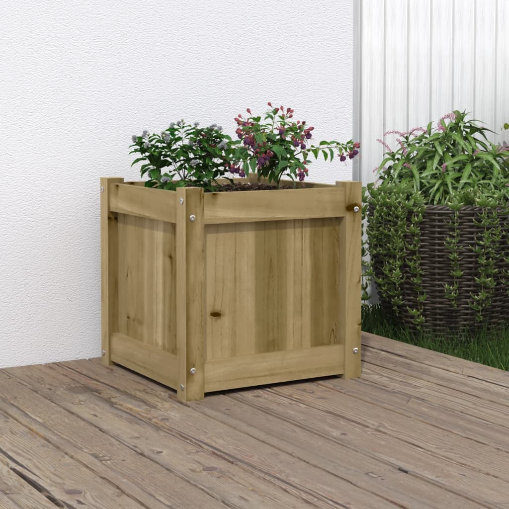 Garden Planter 40x40x40 cm Impregnated Wood Pine