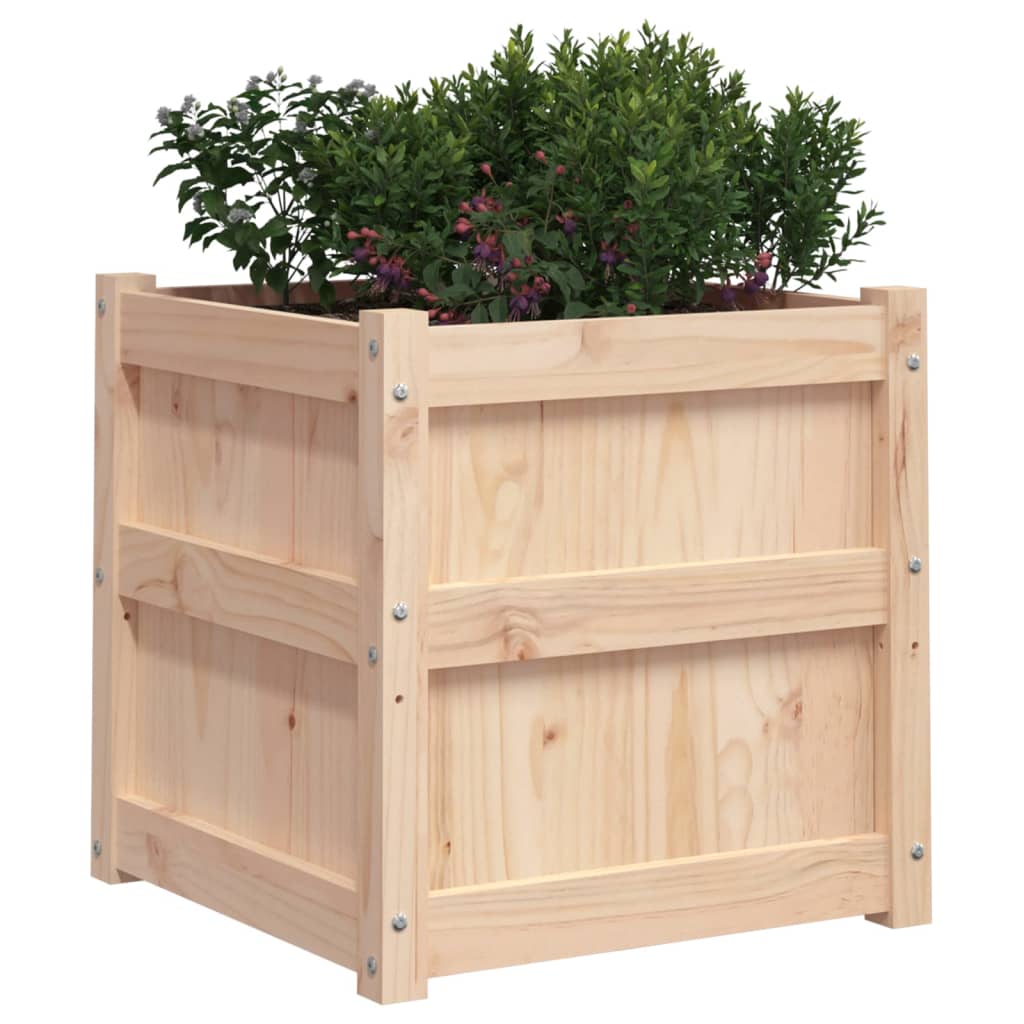 Garden Planter 50x50x50 cm Solid Wood Pine