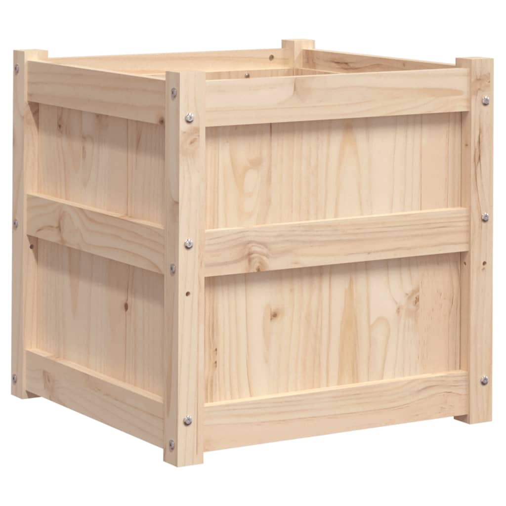 Garden Planter 50x50x50 cm Solid Wood Pine