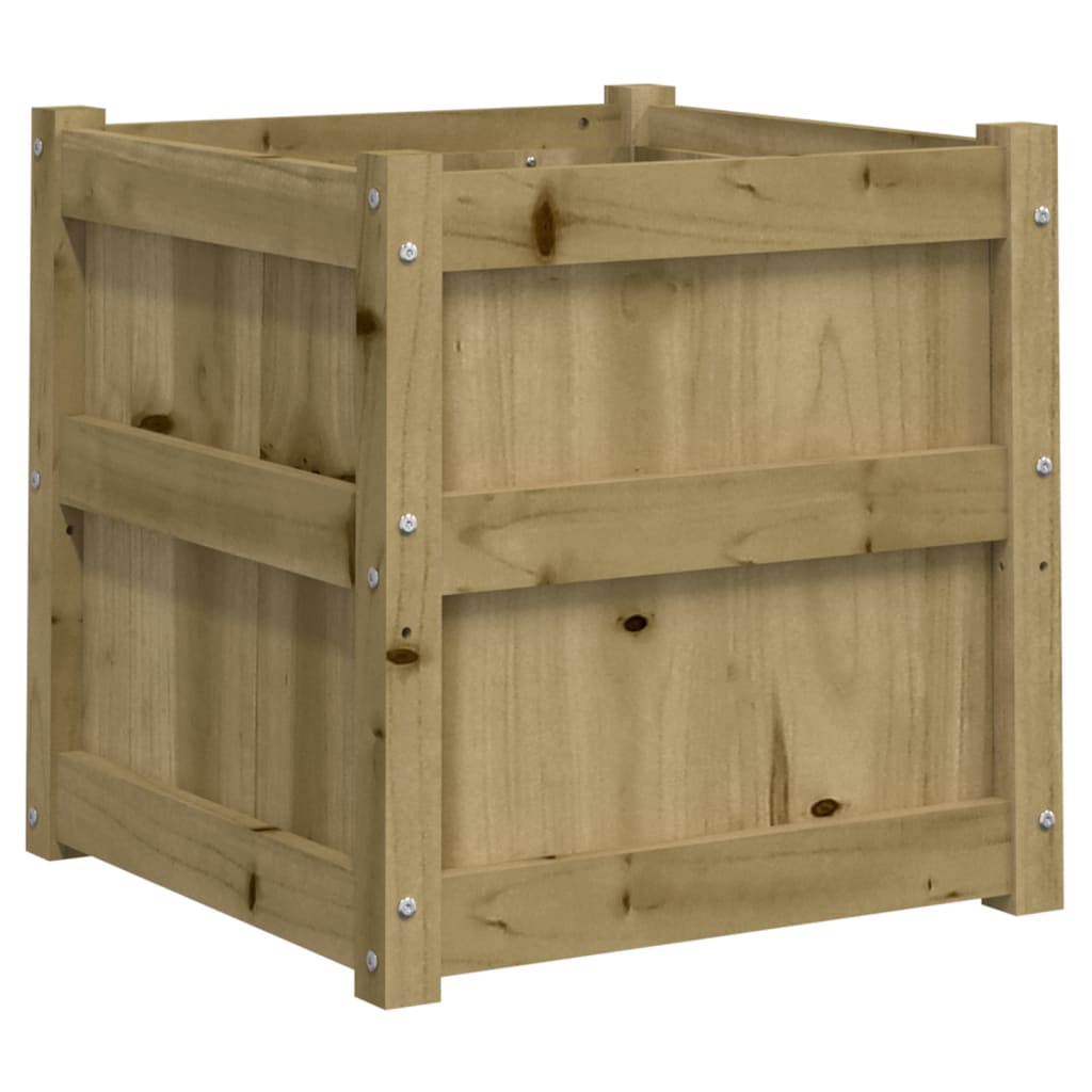 Garden Planter 50x50x50 cm Impregnated Wood Pine