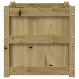 Garden Planters 2 pcs Impregnated Wood Pine