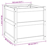 Garden Planter 60x60x60 cm Solid Wood Douglas