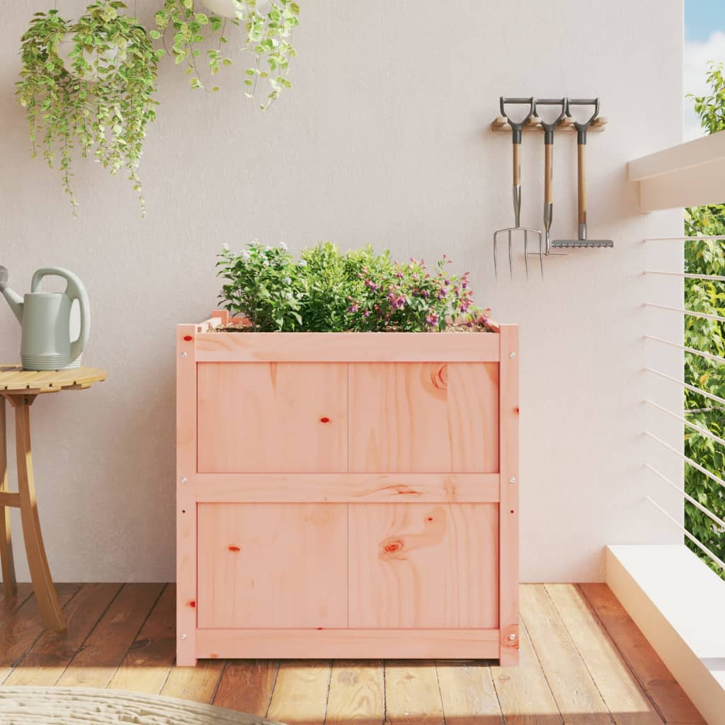 Garden Planter 70x70x70 cm Solid Wood Douglas