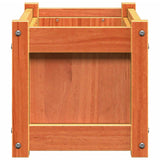 Garden Planter Wax Brown 60x31x31 cm Solid Wood Pine