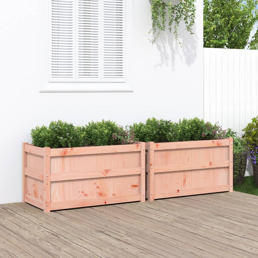 Garden Planters 2 pcs Solid Wood Douglas