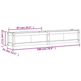 Garden Planter 180x31x31 cm Solid Wood Douglas