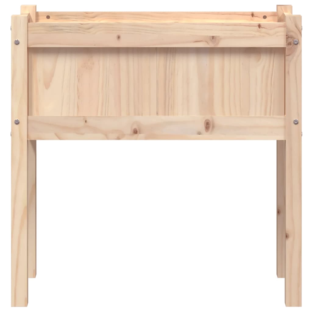 Garden Planter with Legs 70x31x70 cm Solid Wood Pine