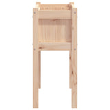 Garden Planter with Legs 70x31x70 cm Solid Wood Pine