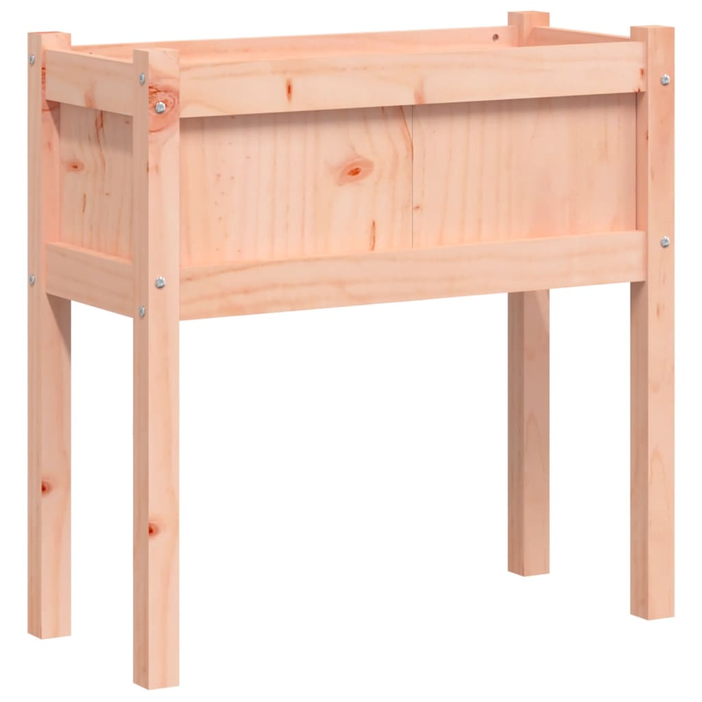 Garden Planter with Legs 70x31x70 cm Solid Wood Douglas