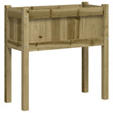 Garden Planter with Legs 70x31x70 cm Impregnated Wood Pine