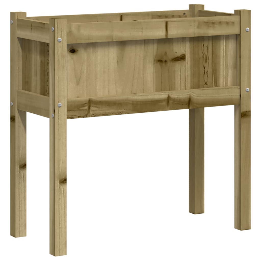 Garden Planter with Legs 70x31x70 cm Impregnated Wood Pine