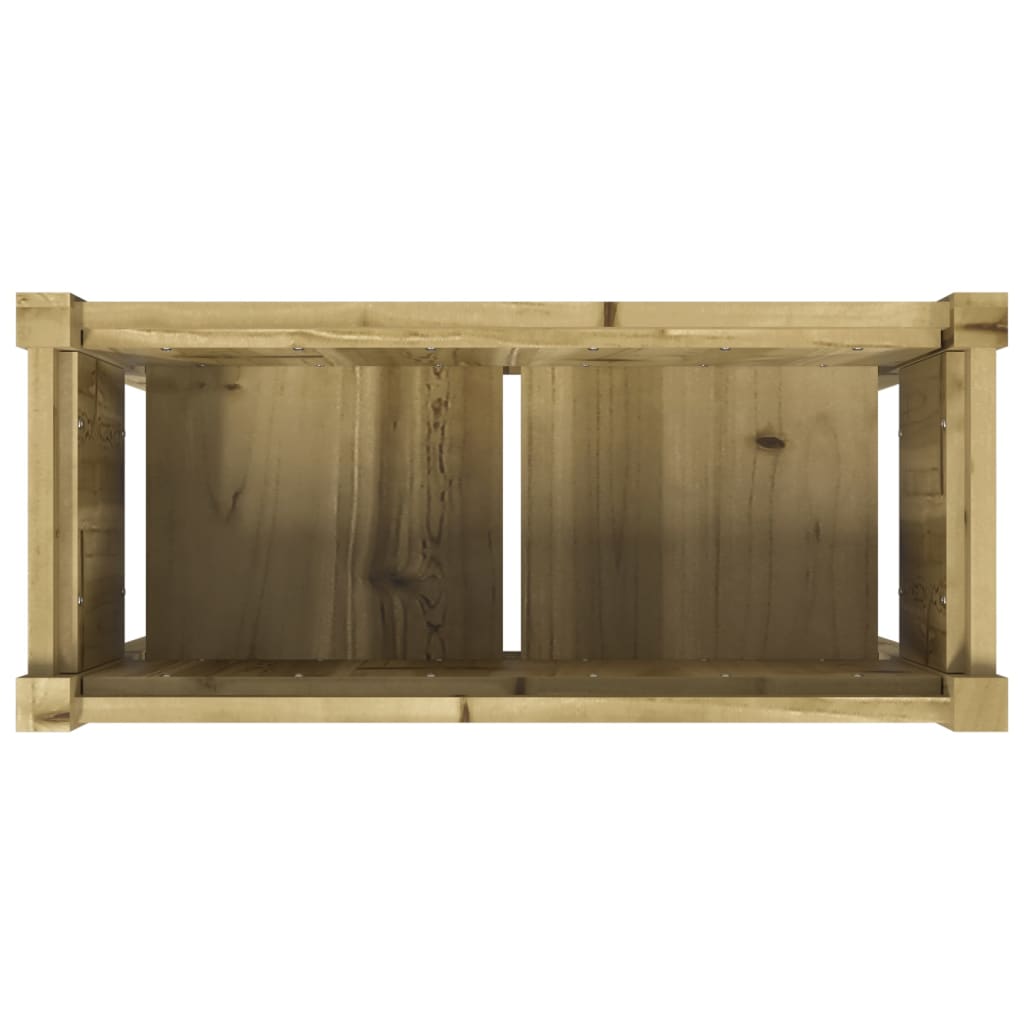 Garden Planter with Legs 70x31x70 cm Impregnated Wood Pine