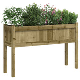 Garden Planters 2 pcs with Legs Impregnated Wood Pine