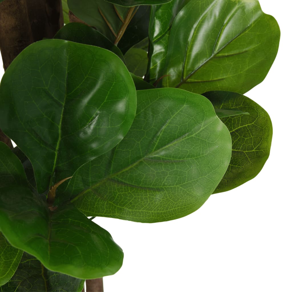 Artificial Fiddle Leaf Fig Tree 96 Leaves 80 cm Green