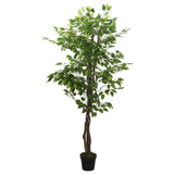 Artificial Ficus Tree 1260 Leaves 200 cm Green