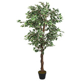 Artificial Ficus Tree 630 Leaves 120 cm Green