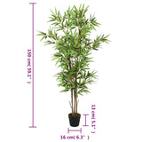 Artificial Bamboo Tree 828 Leaves 150 cm Green