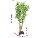 Artificial Bamboo Tree 1288 Leaves 180 cm Green