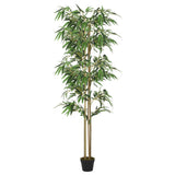 Artificial Bamboo Tree 1216 Leaves 180 cm Green