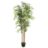 Artificial Bamboo Tree 1605 Leaves 180 cm Green