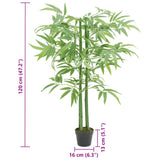 Artificial Bamboo Tree 384 Leaves 120 cm Green