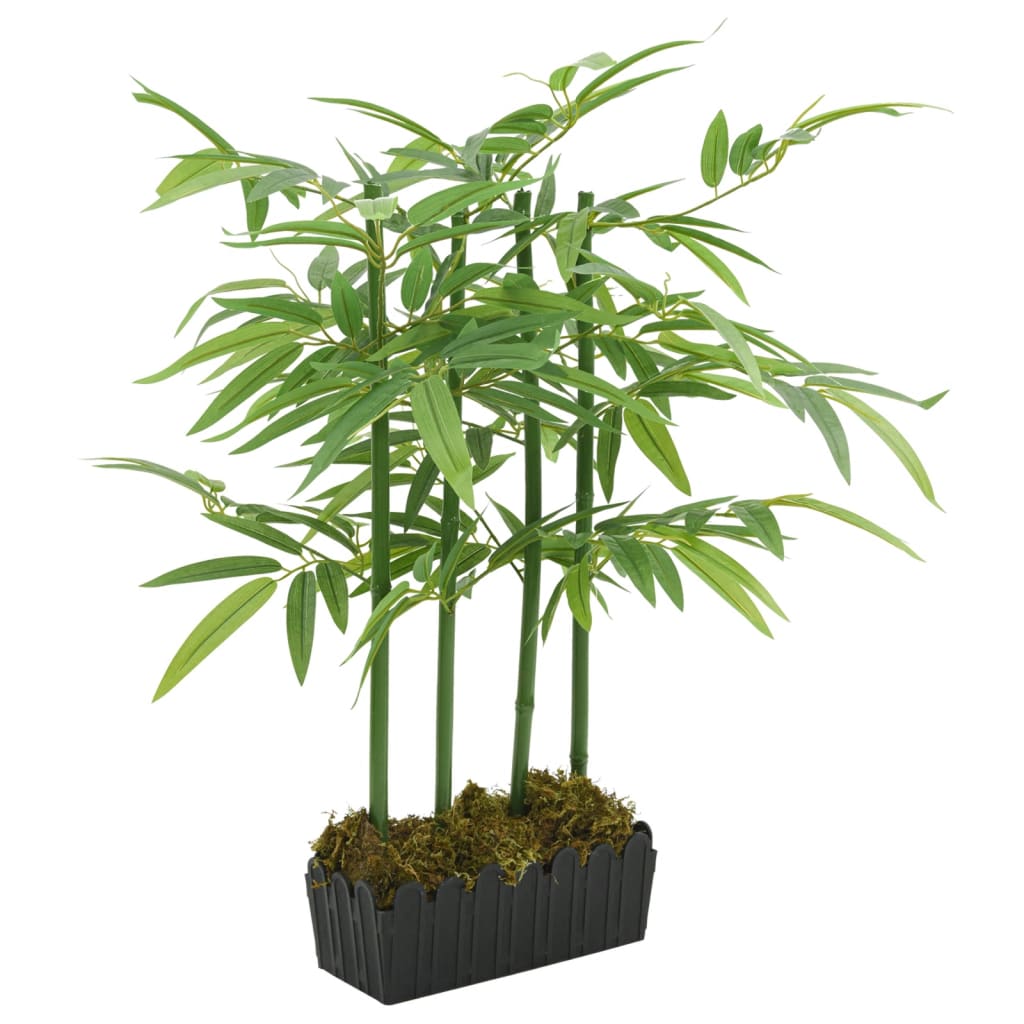 Artificial Bamboo Tree 240 Leaves 80 cm Green