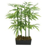 Artificial Bamboo Tree 240 Leaves 80 cm Green