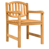 vidaXL Garden Chairs 4 pcs 58x59x88 cm Solid Wood Teak