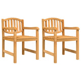 4 Piece Garden Dining Set Solid Wood Teak