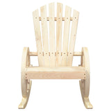 vidaXL Rocking Adirondack Chairs 2 pcs Solid Wood Fir