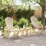 3 Piece Garden Lounge Set Solid Wood Fir