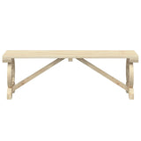 vidaXL Garden Benches 2 pcs Solid Wood Fir