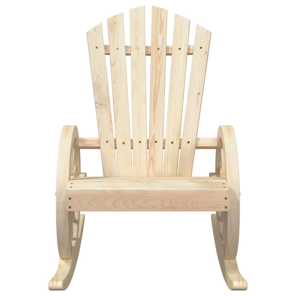 Rocking Adirondack Chair Solid Wood Fir