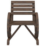 Garden Chairs 2 pcs 58x58x78.5 cm Solid Wood Fir