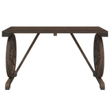 Garden Table 115x55x65 cm Solid Wood Fir
